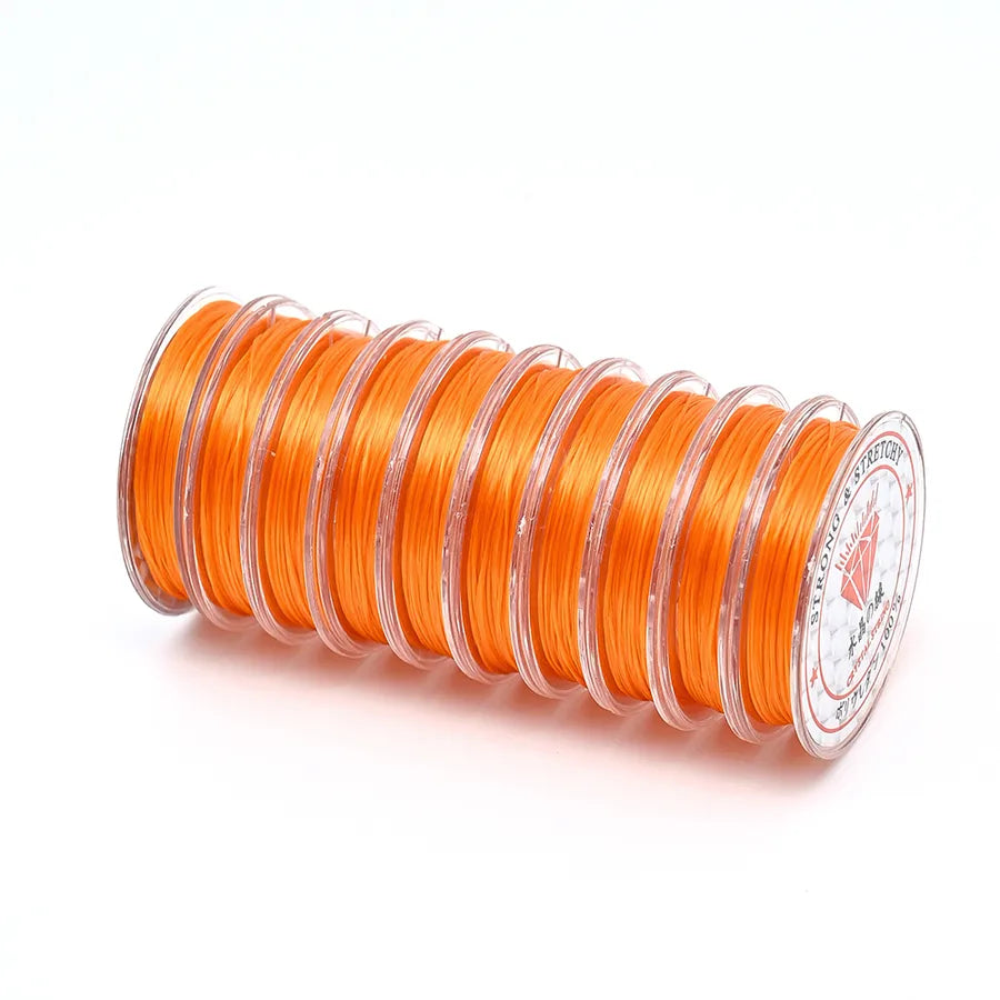 10 Rolls/Package Spandex  Wire Diameter: 0.8mm Jewelry Accessories