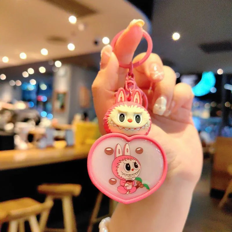 1 Piece Cute Cartoon Character Plastic Unisex Bag Pendant Keychain