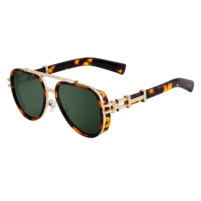 Streetwear Geometric Pc toad glasses Full Frame Men's Sunglasses