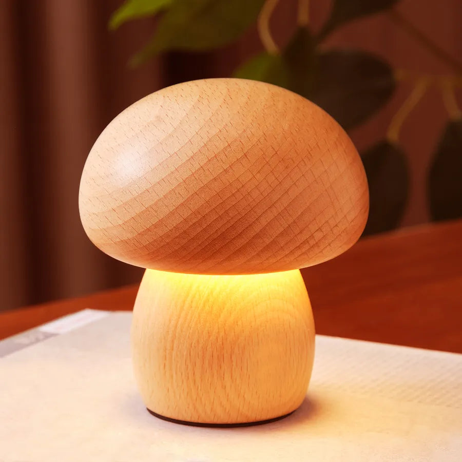 Novelty Mushroom solid wood Lighting Accessories