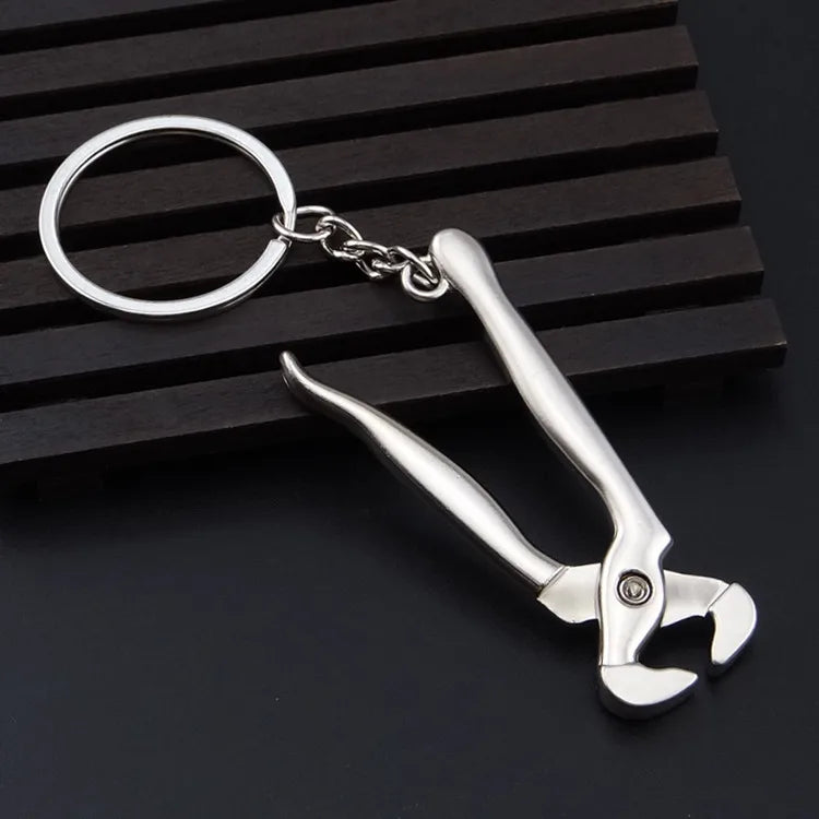 1 Piece Classic Style Axe Hammer Zinc alloy Unisex Bag Pendant Keychain