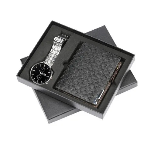 Business Solid Color Buckle Quartz Watch Men's Watches