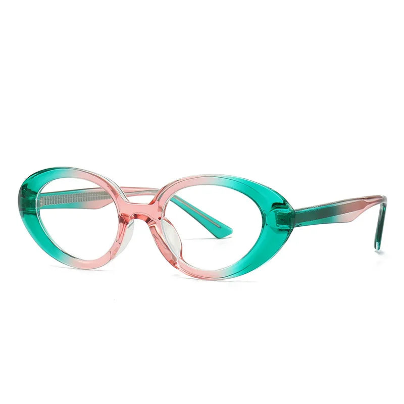 vacation color block ac oval frame full frame men's sunglasses