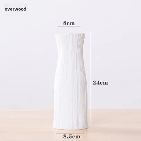 Simple Modern Star Ceramic Vase Ornaments Living Room White Porcelain Fresh Dried Flower Creative Ceramic Flower Set