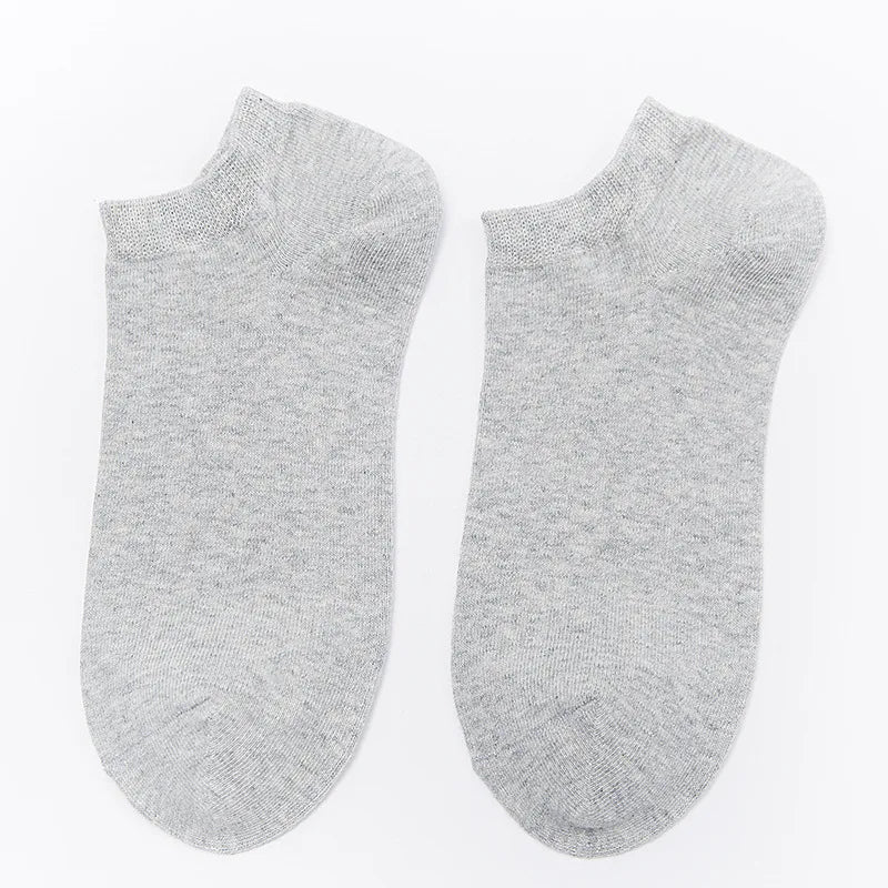 Casual Elegant Men's Stripe Cotton Ankle Socks A Pair