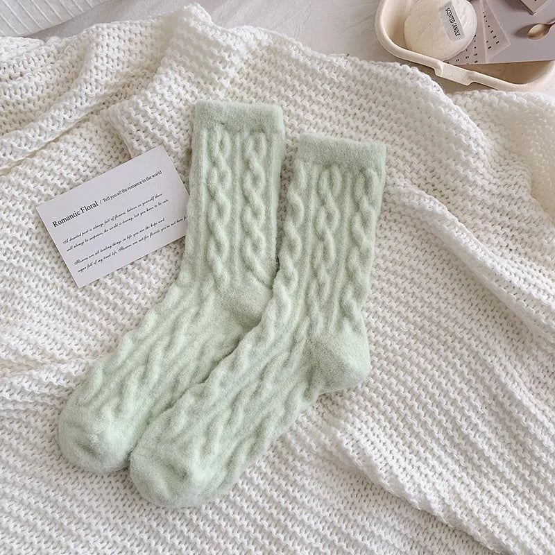 Sweet Women's Solid Color Polyester Ankle Socks A Pair