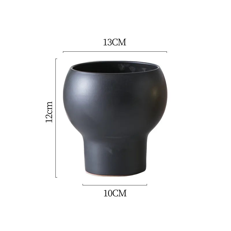 Simple Style Classic Style Solid Color ceramics Flowerpot Artificial Decorations