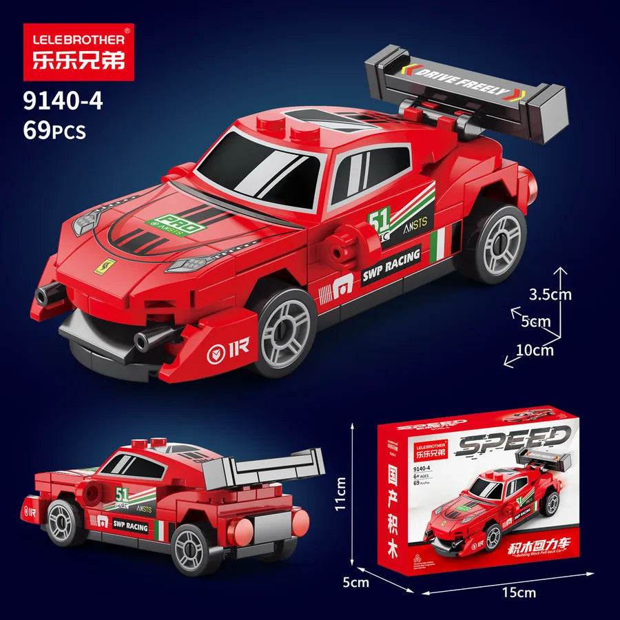 Kids(7-16Years) Car Plastic Building Toys