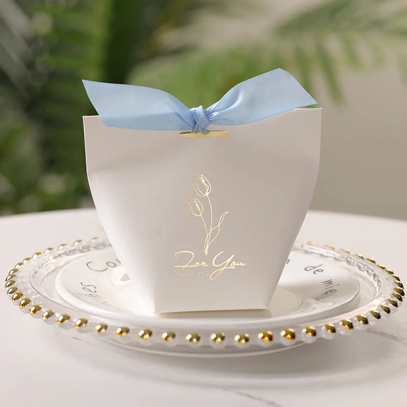 Valentine'S Day Casual Elegant Lady Bow Knot Paper Wedding Party Date Gift Bags Party Supplies Gift Wrapping Supplies 1 Piece