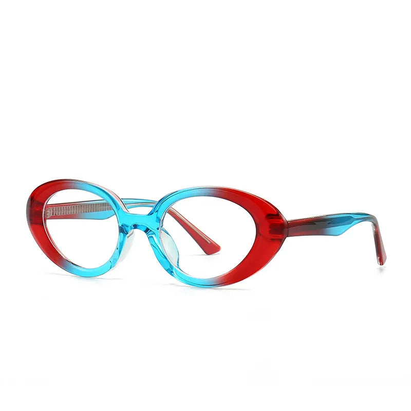 vacation color block ac oval frame full frame men's sunglasses