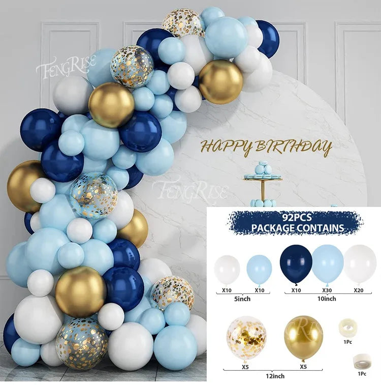 10 Series Birthday Party Decoration Balloon Suit Balloon Chain Arch Wedding Wedding Room Scene Arrangement