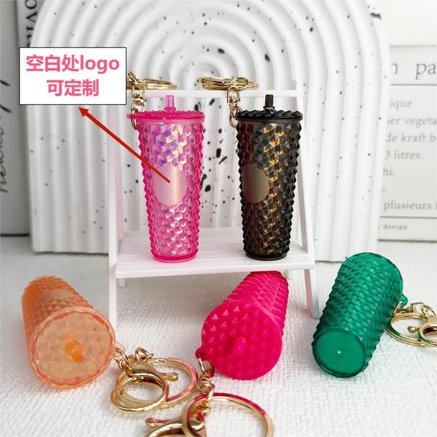 Simple Style Colorful Plastic Unisex Keychain
