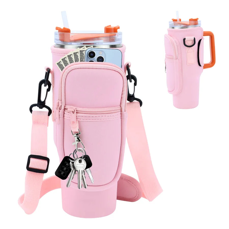 Casual Solid Color Cloth Cup Sleeves 1 Piece