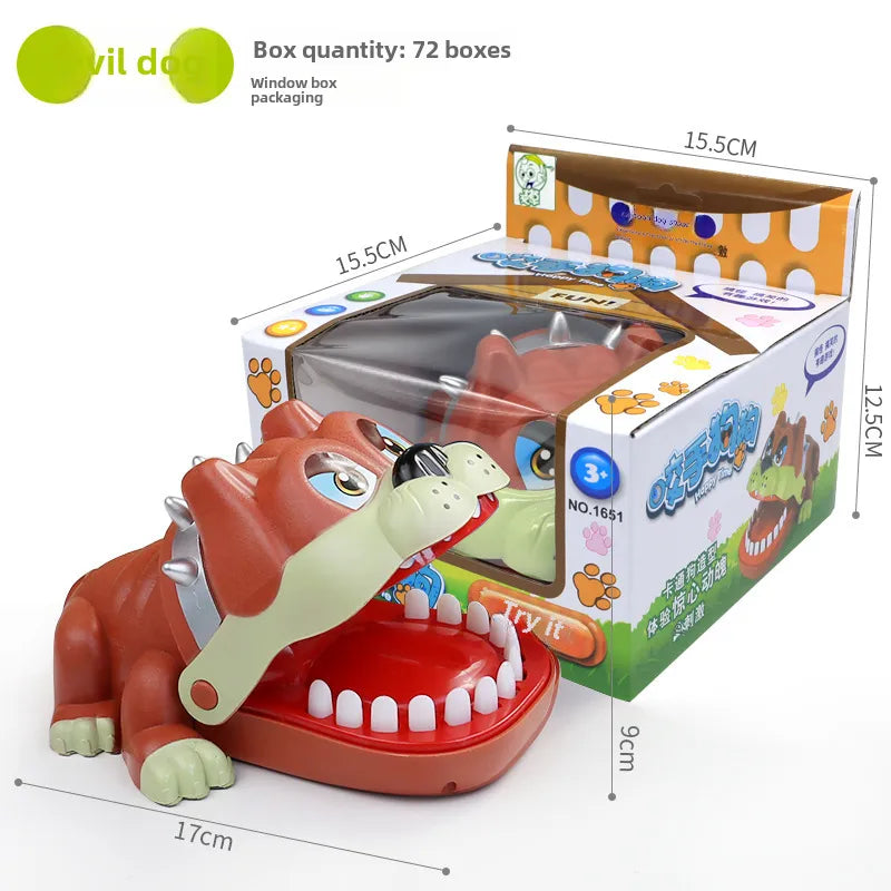 Crocodile toy finger biting mouth shark biting toy children's trick fun TikTok teeth biting hand crocodile