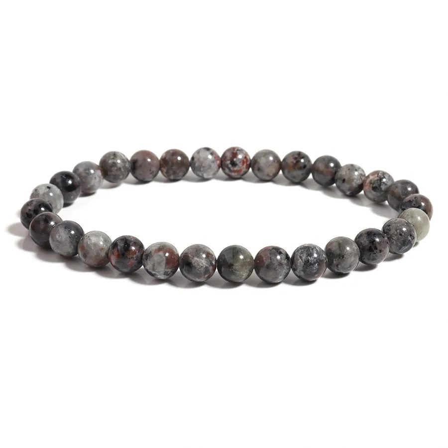 Amazon's Hottest Jewelry Natural Flame Stone Bracelet for Men and Women Unisex Single Circle Beaded Energy Bracelet Wholesale