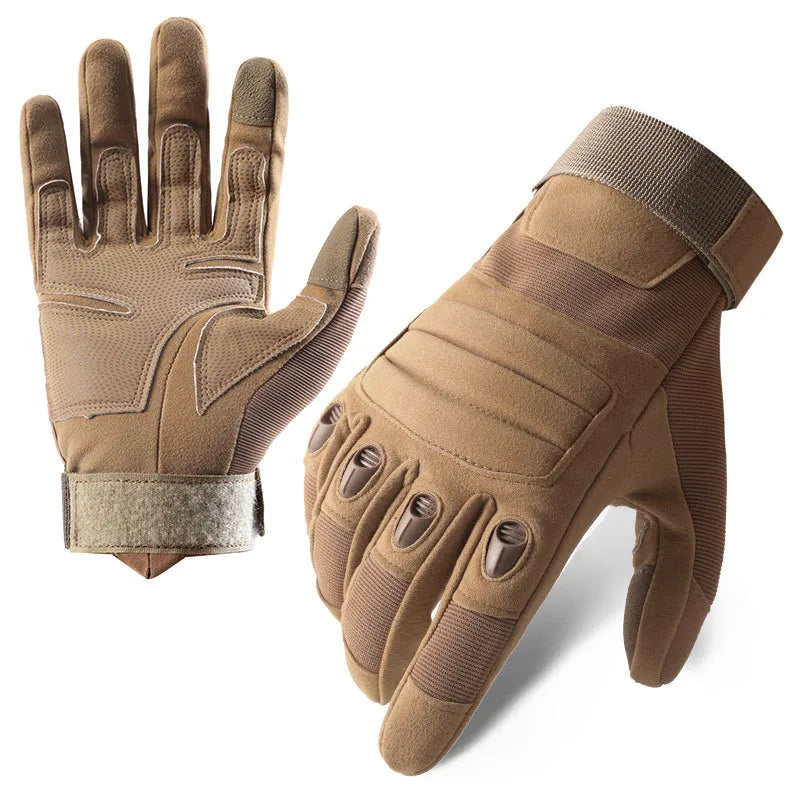 Tactical Gloves Men's Z192 Soft Shell Protective Pad Long Finger Touch Screen Fighting Non-slip Outdoor Military Fan Riding Gloves Men