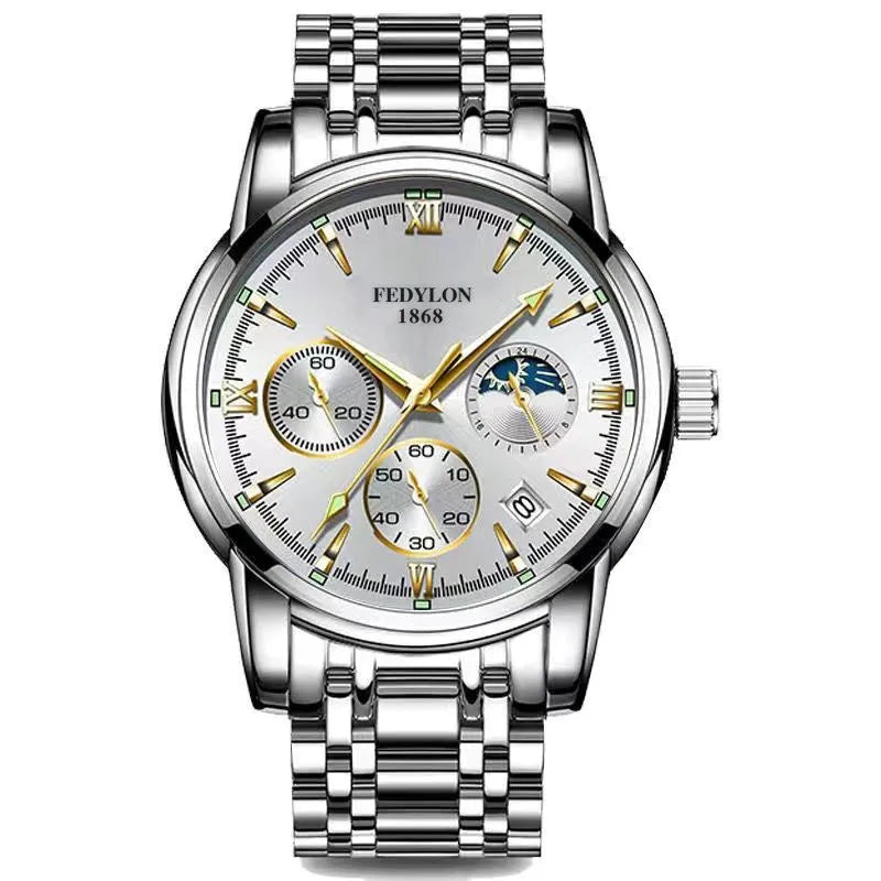 Vertiron Swiss Watch Men's Mechanical Watch Business Student Retro Genuine Top 10 Waterproof Quartz Men's Luminous
