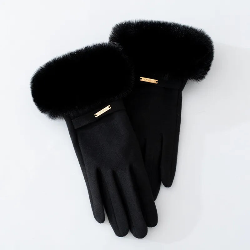 Women's Casual Elegant Simple Style Solid Color Gloves