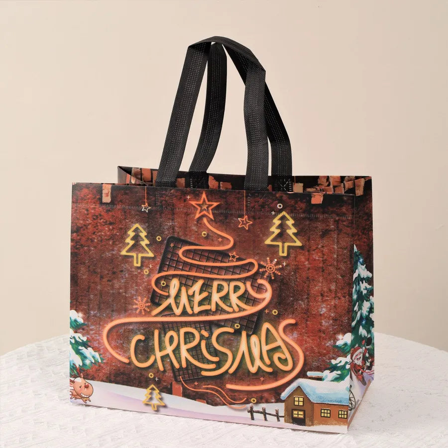 Christmas Cartoon Style Cartoon Daily Party Gift Wrapping Supplies