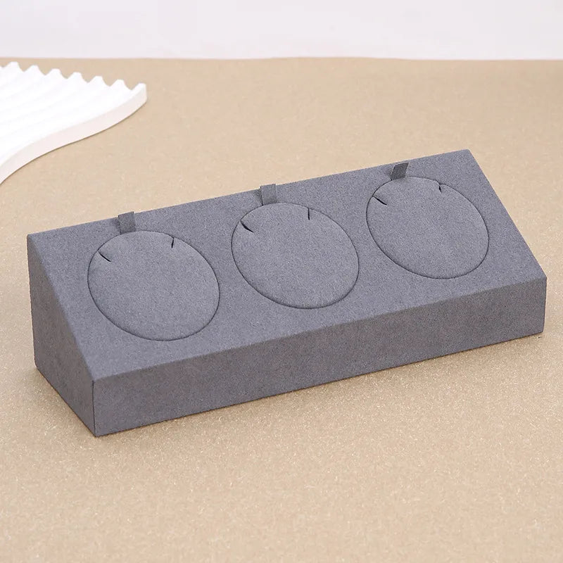1 Piece Microfiber Elegant Simple Style Geometric Solid Color Jewelry Display Jewelry Rack