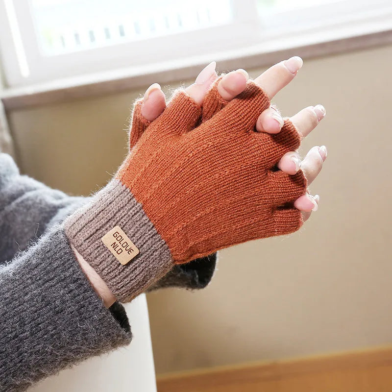women's casual simple style solid color gloves 1 pair