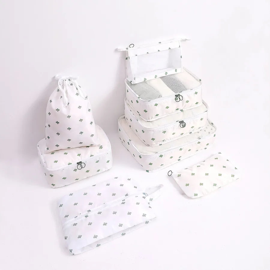 casual solid color cloth storage bag