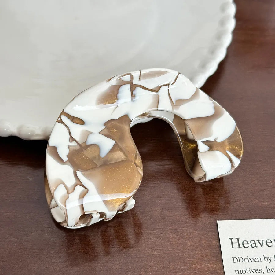 Elegant Simple Style Women's Geometric Acetic acid sheets Handmade Hair Claws