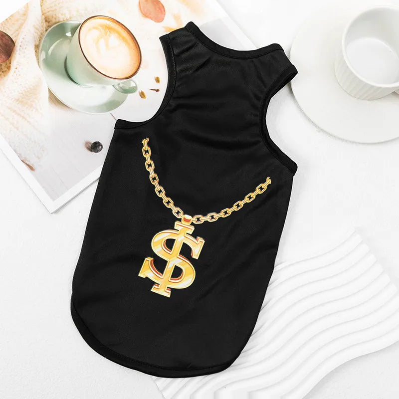 Casual Polyester Letter Pet Clothing