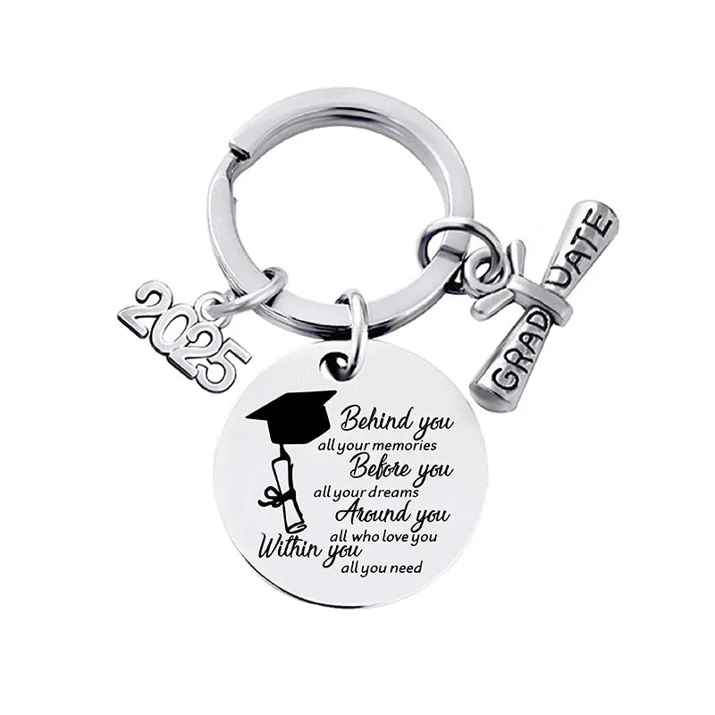 Casual Preppy Style Commute Letter Number 304 Stainless Steel Alloy Bag Pendant Keychain
