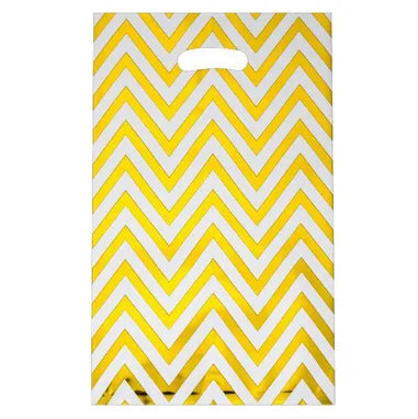 Birthday Simple Style Stripe Aluminum Film Birthday Festival Gift Wrapping Supplies Gift Bags