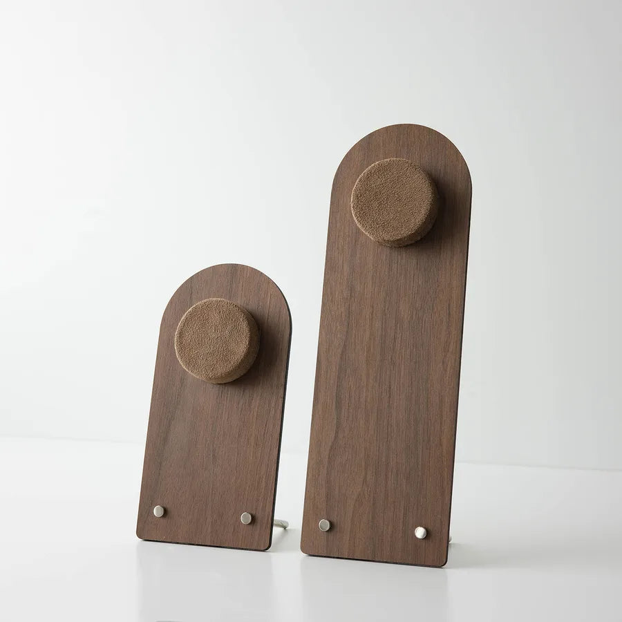 Walnut Jewelry Display Stand Bracelet Necklace Earring Rack Ring Holder Jewelry Tray Combination Fashion Accessory Showcase