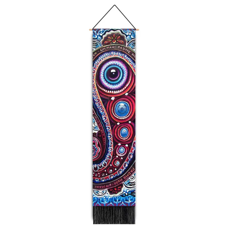 Nordic Style Printing cotton and linen Tapestry Wall Art