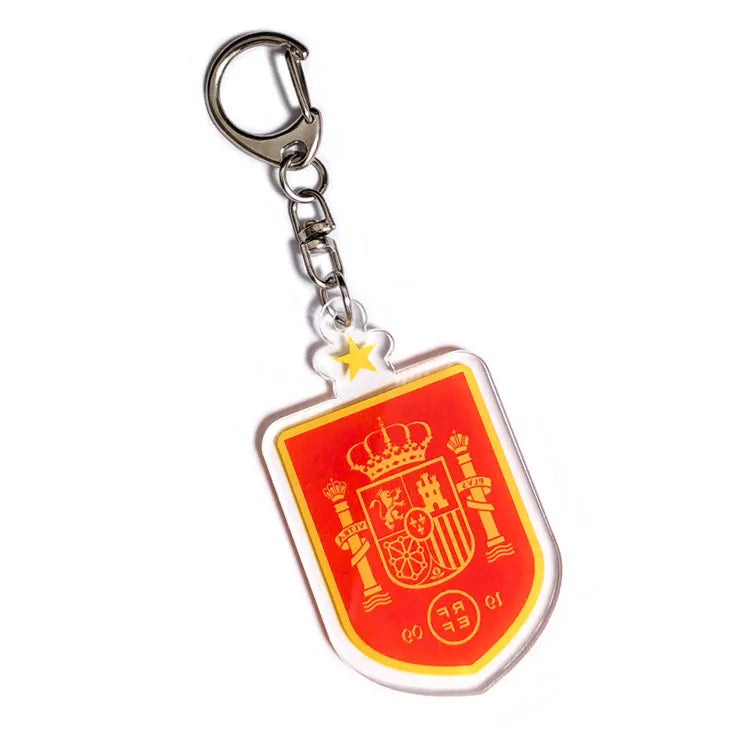 Modern Style National Flag Symbol Acrylic Unisex Keychain