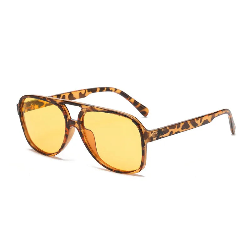 retro solid color ac toad glasses full frame men's sunglasses