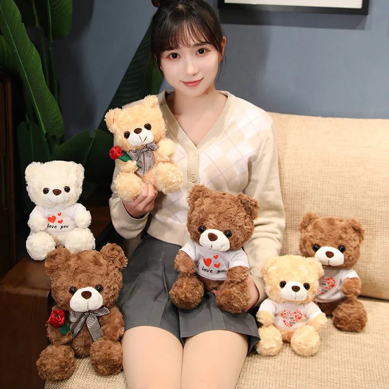 Stuffed Animals & Plush Toys Bear Rose PP cotton Toys