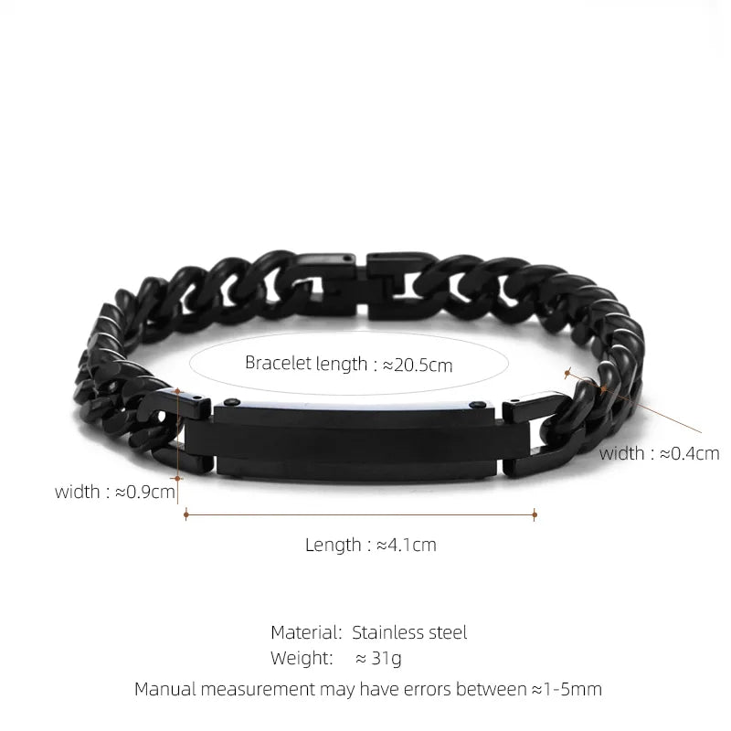 Casual Hip-Hop Punk Geometric 304 Stainless Steel 18K Gold Plated Unisex Bracelets