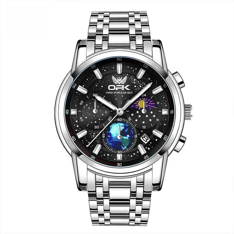 OPK brand watch manufacturers wholesale a generation of  chronograph moon luminous quartz watch men's watch men