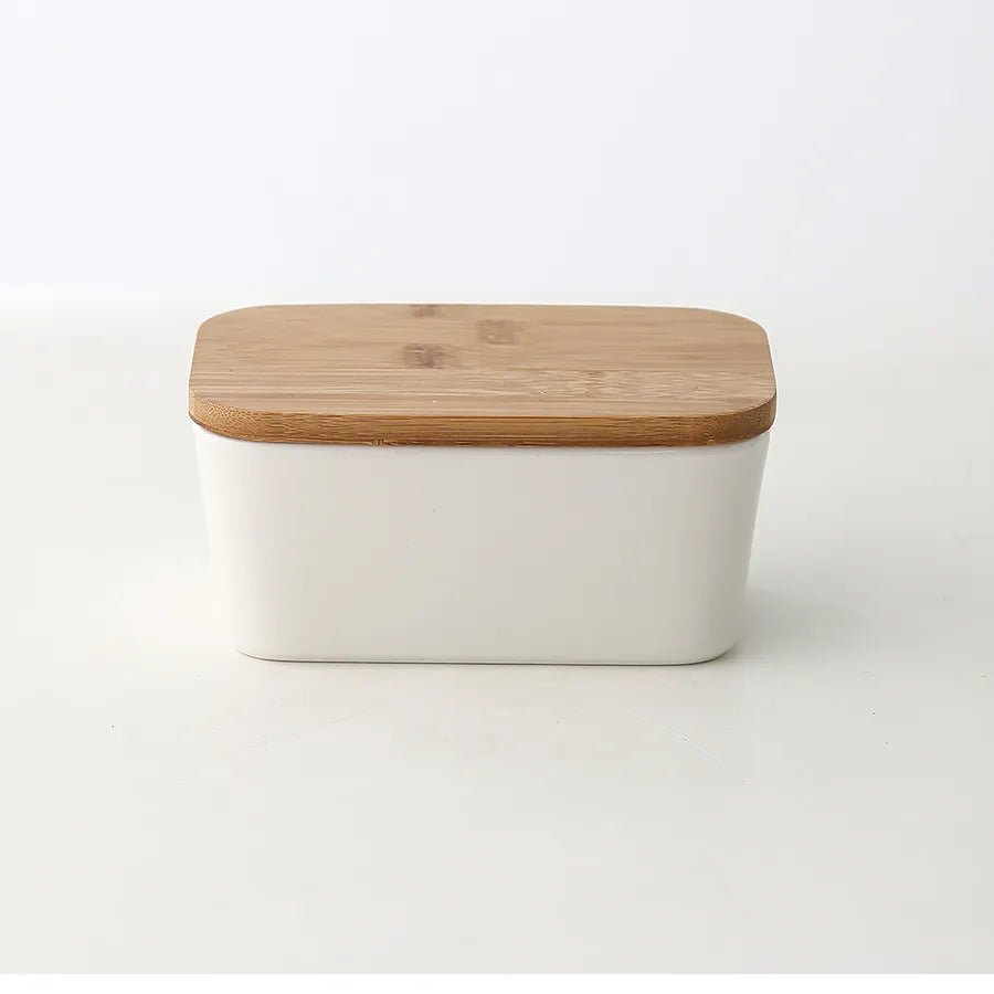 Simple Style Letter Solid Color Porcelain Storage Container Box