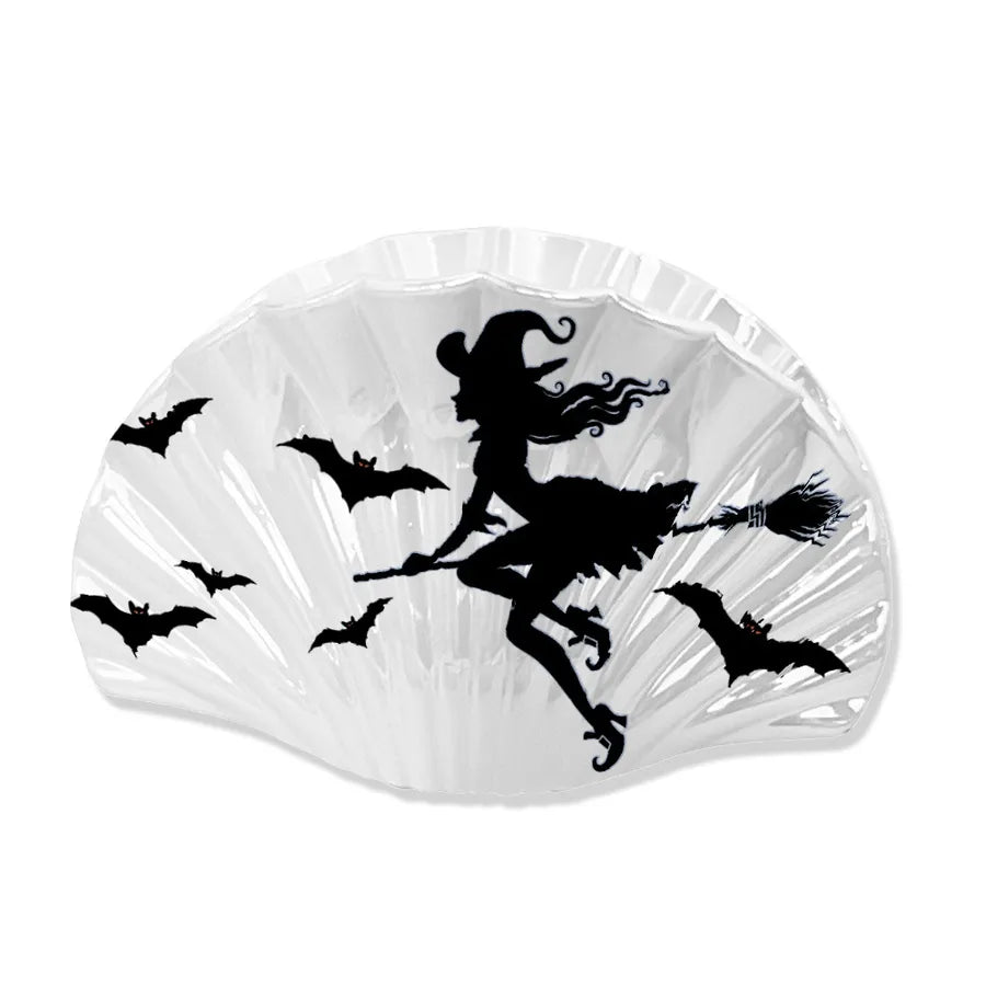 Halloween Shark Hair Clip Scary Skeleton Design Christmas Nightmare Before Christmas Ghost Hair Accessories Dark Style Acrylic