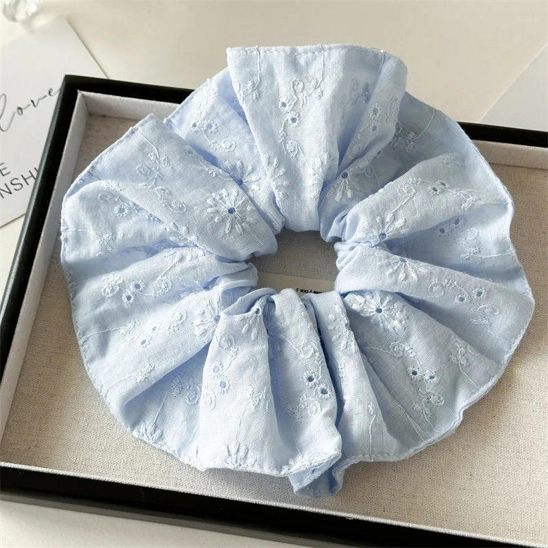 Elegant Lady  Women's Solid Color Cloth Hair Tie