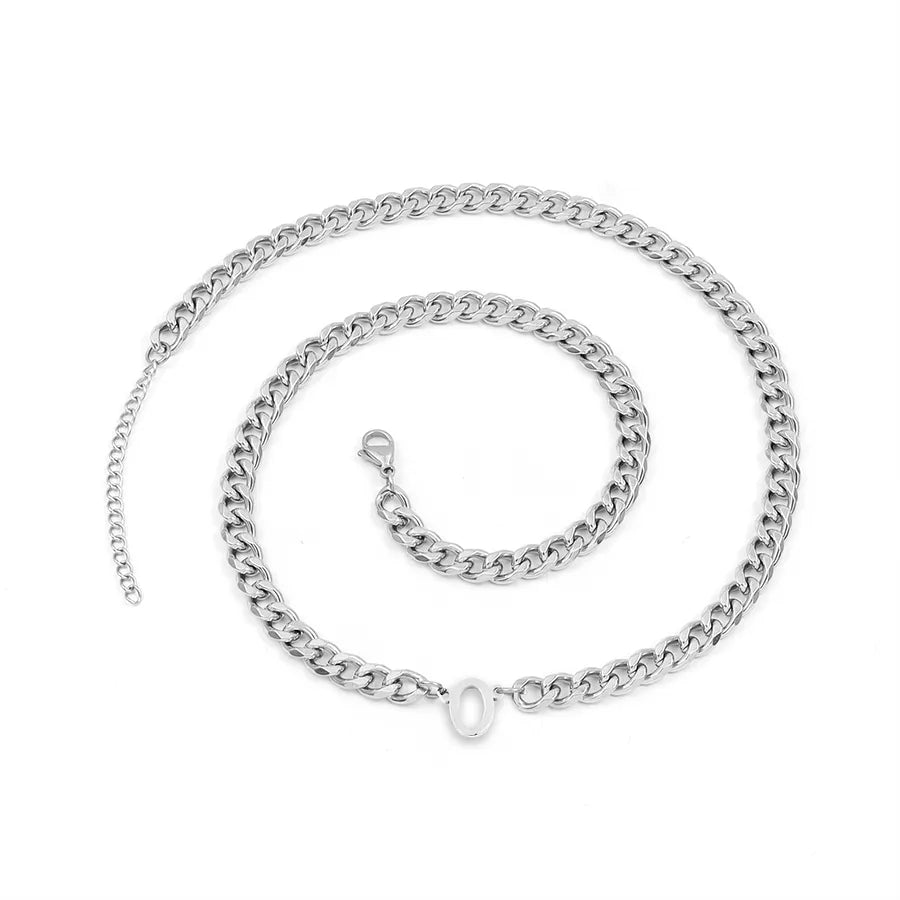 Retro Simple Style Classic Style Letter 201 Stainless Steel 304 Stainless Steel Men's Pendant Necklace