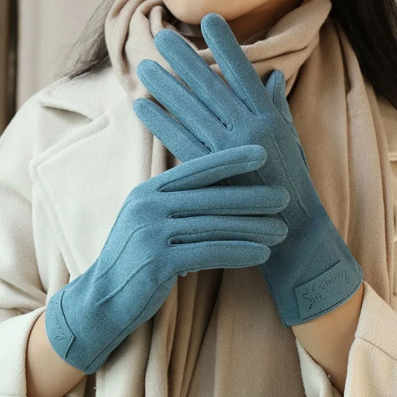 Women's Casual Sweet Solid Color Gloves