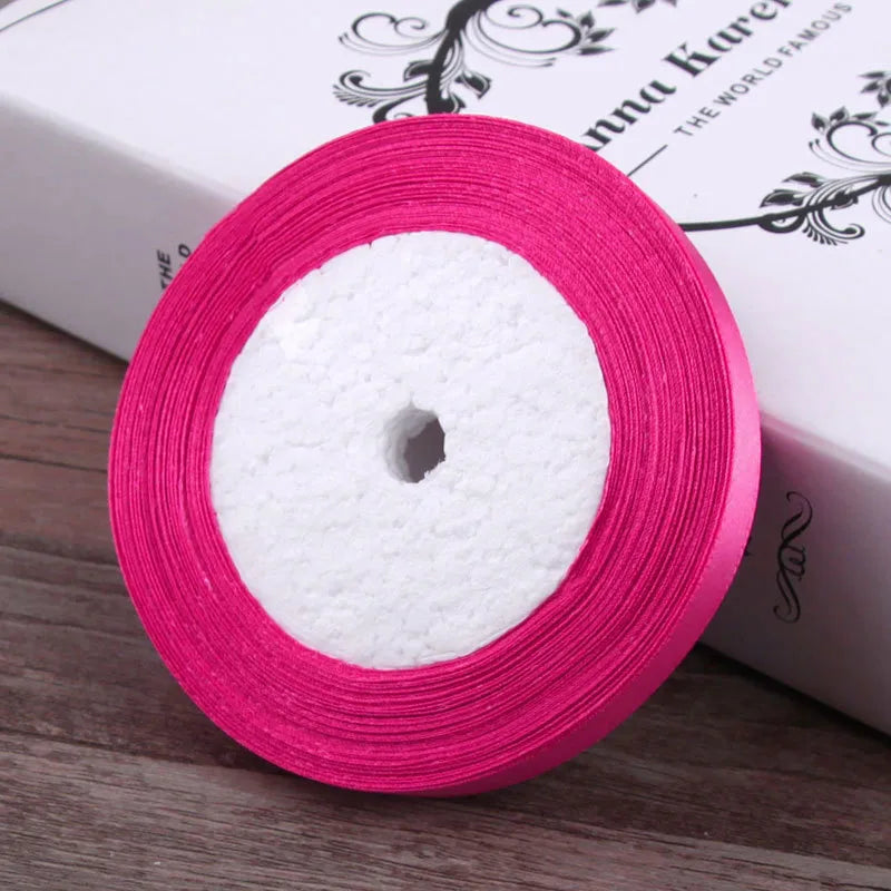 6mm Wide Ribbon Red Ribbon Fabric Ribbon 6mm Packaging Woven Hair Ribbon Thin Ribbon Headwear Hair Accessories Gold Line Ribbon