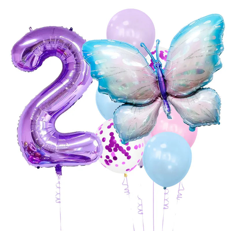 Birthday Simple Style Classic Style Color Block Aluminum Film Birthday Festival Balloons
