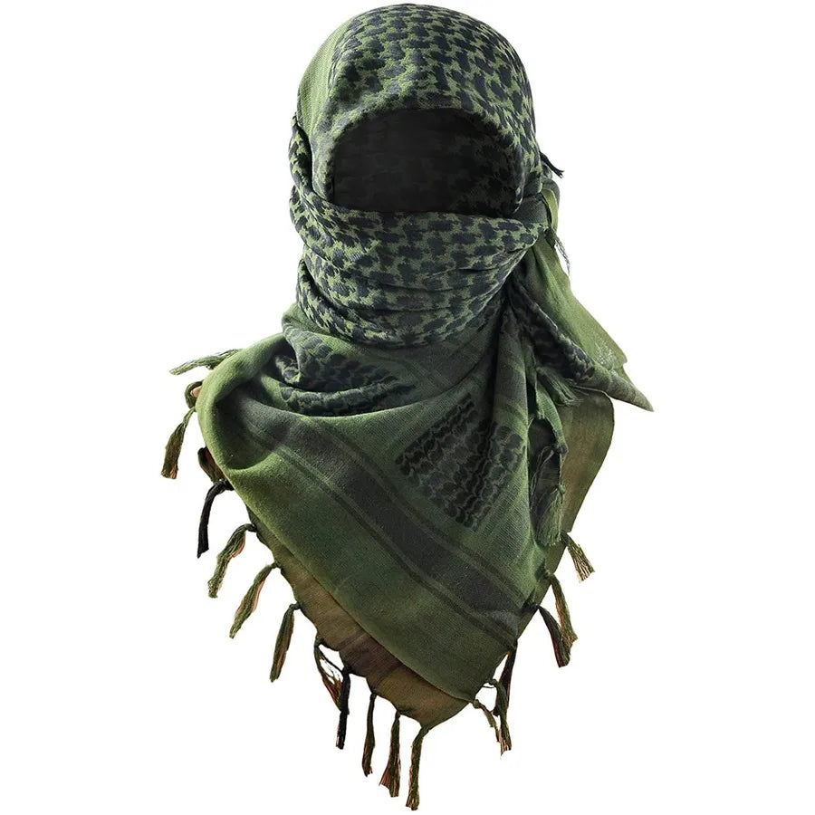 Desert Tactical scarf pure cotton men and women same military headscarf motorcycle colorful egg CS mask Arab headscarf
