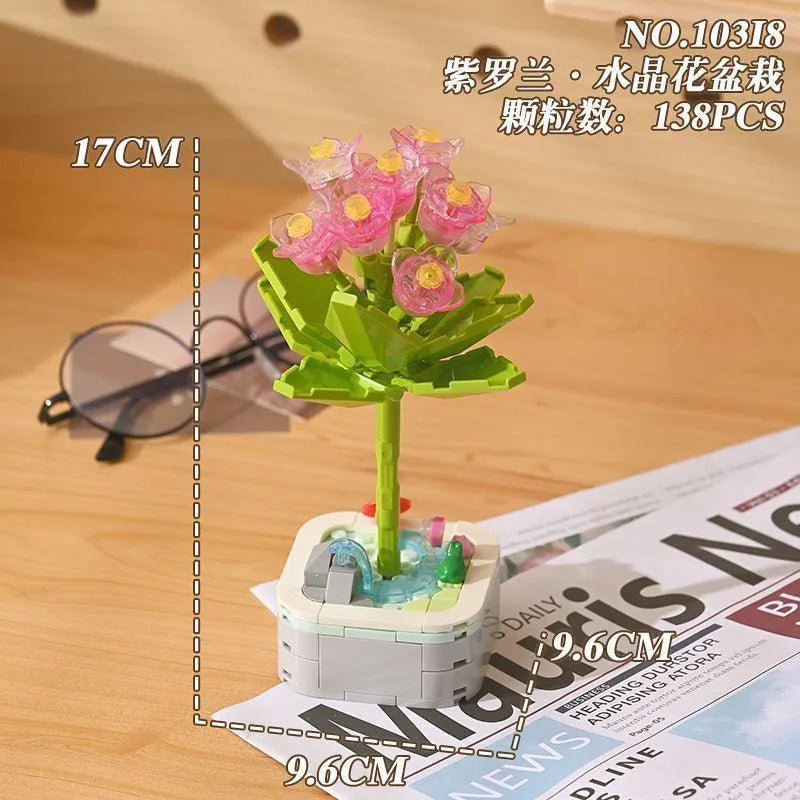 Kids(7-16Years) Children Unisex Flower ABS Building Toys Learning & Education Toys