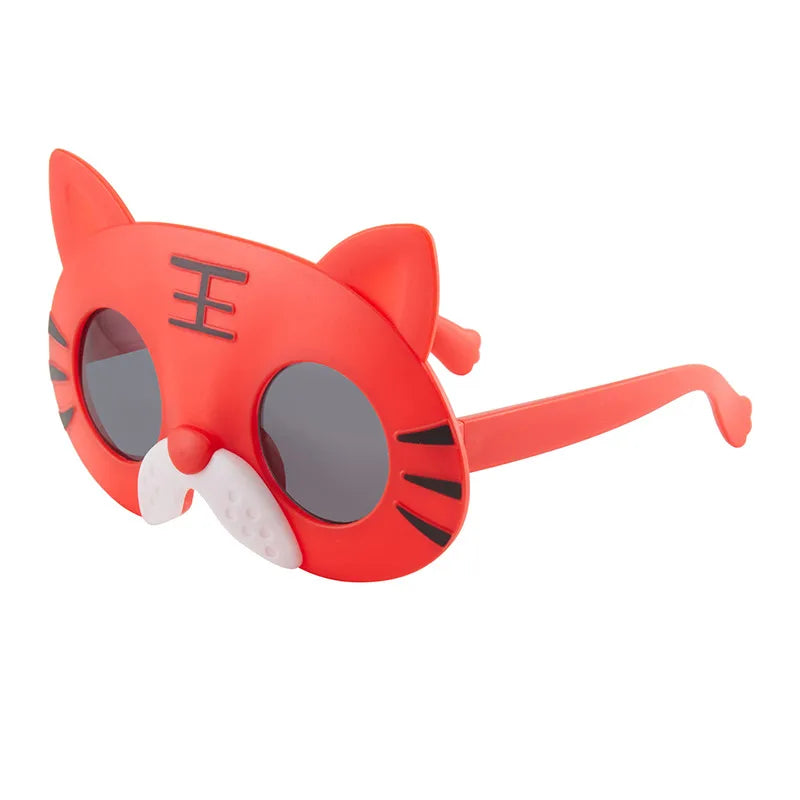 Cartoon Style Animal Resin Round Frame Full Frame Glasses