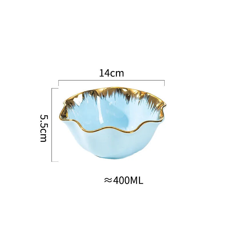 Casual Elegant Glam Solid Color ceramics plate Bowl 1 Piece