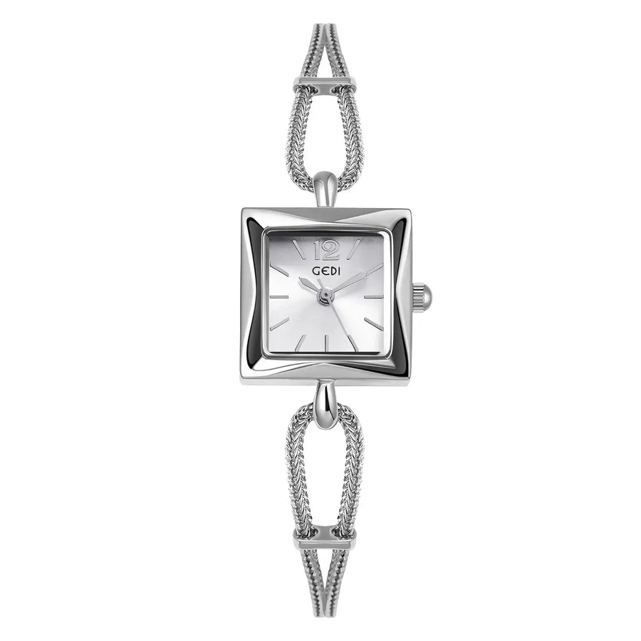 Elegant Geometric Jewelry Buckle Quartz Women's Watches