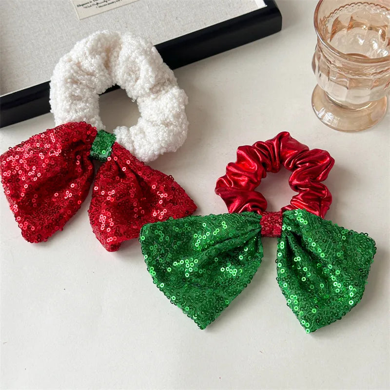 Christmas Nordic Style Modern Style Women's Solid Color Bell Hair Tie